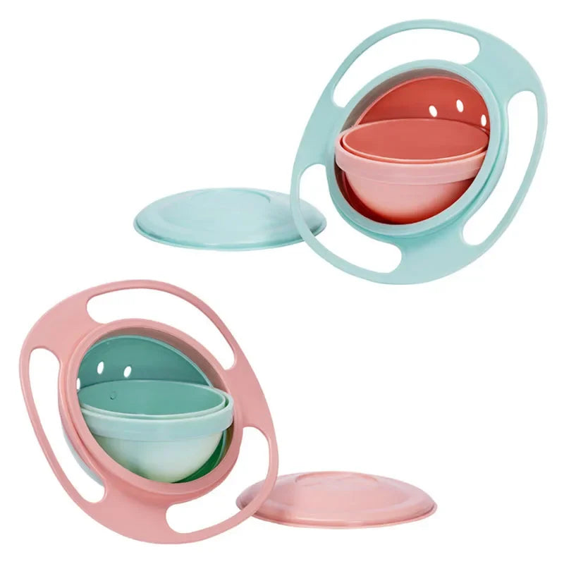 Spill-Proof Solid Baby Feeding Dishes